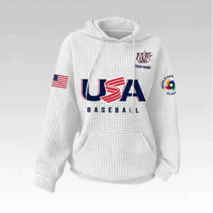 USA Baseball World Baseball 2026 Hoodie - Bigfirefashion