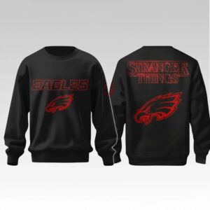 2026 Eagles Stranger Things Hoodie Bigfirefashion
