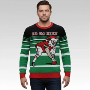 2026 Justin Barron Cowboys Ho Ho Hike Christmas Ugly Sweater Bigfire Fashion