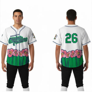 2026 New Hampshire Fisher Cats Manchester Chicken Tenders Giveaway Jersey - Bigfirefashion