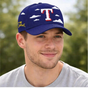 2026 Texas Rangers The Simpsons Clouds Hat Bigfirefashion