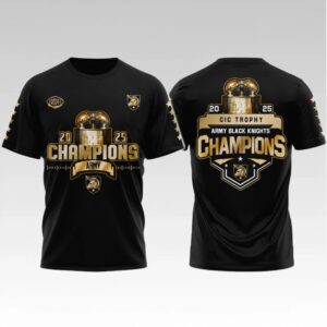2025 Army Black Knights Champions Shirt Bigfirefashion