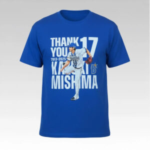 Kimitaka Tosshiro Thank You Kazuki Mishima 17 Shirt - Bigfirefashion