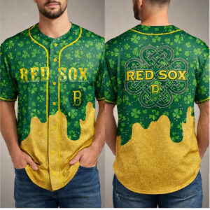 2026 Boston Red Sox Patrick's Day Jersey - Bigfirefashion