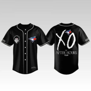 2025 Toronto Blue Jays The Weeknd After Hours Tour Jersey - Bigfirefashion