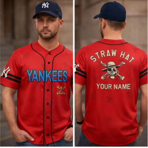 2026 NY Yankees Straw Hat Crew One Piece Jersey