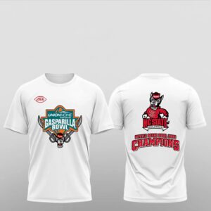 2025 NC State Wolfpack Gasparilla Bowl Myrtle Beach Bowl Champions Shirt Bigfire Fashion