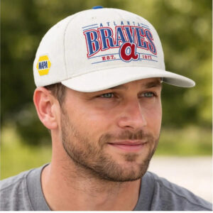 2026 Atlanta Braves Corduroy Throwback Hat Giveaway - Bigfirefashion