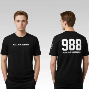 Raiders Maxx Crosby Call All Audible 988 Suicide Hotline Shirt - Bigfirefashion