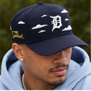 2026 Detroit Tigers The Simpsons Clouds Hat