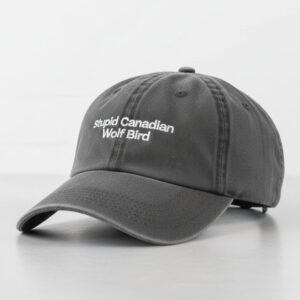 Stupid Canadian Wolf Bird Hat Bigfirefashion