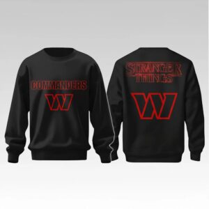 2026 Commanders Stranger Things Hoodie Bigfirefashion