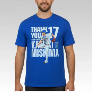Kimitaka Tosshiro Thank You Kazuki Mishima 17 Shirt - Bigfirefashion