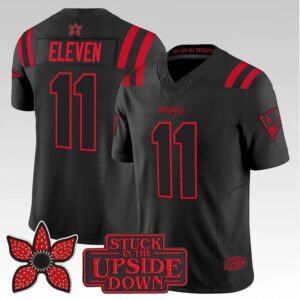 2026 Patriots Eleven Stranger Things Stuck In The Upside Down Jersey Bigfirefashion