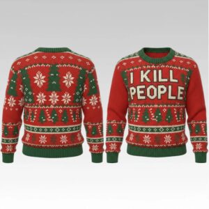2026 Anthony Fauci I Kill People Christmas Ugly Sweater Bigfire Fashion