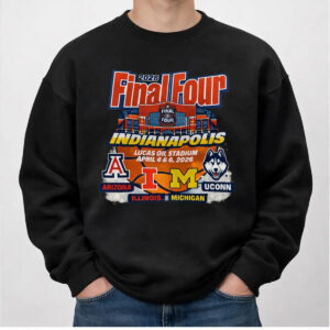 2026 Arizona Illinois Michigan Uconn Final Four Shirt Giveaway
