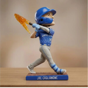 2026 KC Royals Jac Caglianone Blazin’ Bat Bobblehead Giveaway