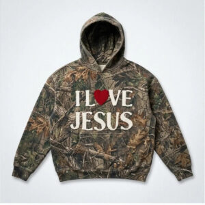Lamar Jackson I Love Jesus Hoodie Camo