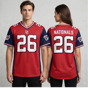 2026 Washington Nationals Football Jersey Giveaway