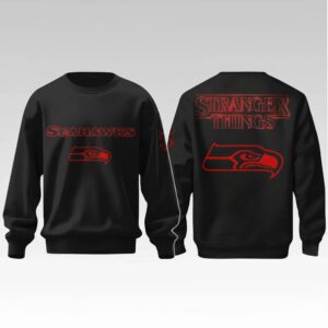 2026 Seahawks Stranger Things Hoodie Bigfirefashion