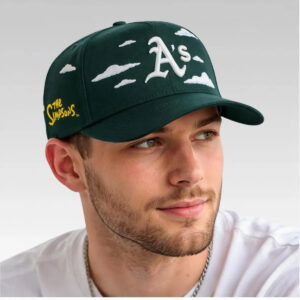 2026 Oakland Athletics The Simpsons Clouds Hat
