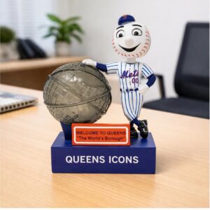 2026 NY Mets Mr Met Unisphere Light Up Bobblehea Giveaway