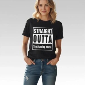 Gangster Granny Straight Outta The Nursing Home Shirt Bigfirefashion
