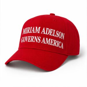 2026 Miriam Adelson Governs America Hat