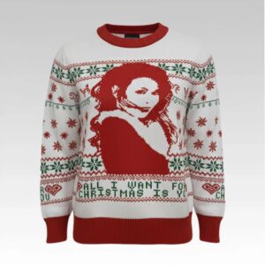 2026 Mariah Carey All I Want For Christmas Is You Ugly Sweater Bigfire Fashion