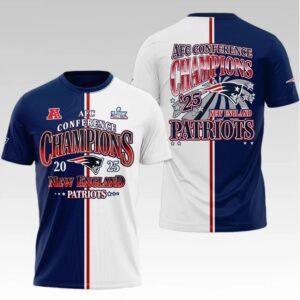 2026 NE Patriots AFC Conference Champions Super Bowl Shirt - Bigfirefashion
