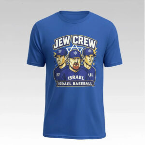 2026 Kevin Youkilis Jew Crew Israel Baseball Shirt - Bigfirefashion