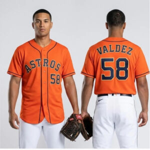 2026 Astros Hunter Brown Orange Jersey Giveaway