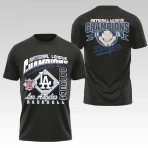2025 Dodgers National League Champions Shirt - Bigfirefashion