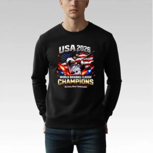 2026 USA World Baseball Classic Champions Victory Over Venezuela Shirt - Bigfirefashion