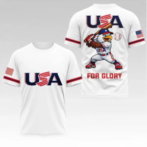 2026 USA Baseball World Baseball For Glory Shirt - Bigfirefashion