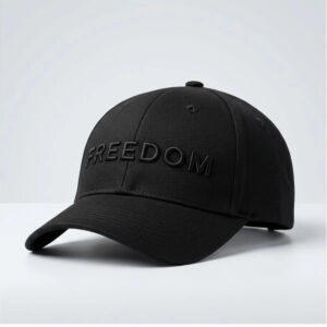 Erika Kirk Black Freedom Hat