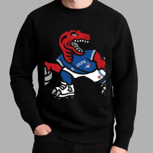 2025 Blue Jays Dinosaur World Series Shirt - Bigfirefashion