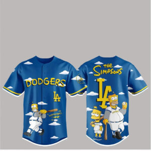 2026 LA Dodgers The Simpsons Wonderbat Clouds Jersey