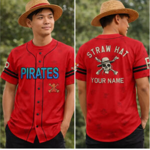 2026 Pirates Straw Hat Crew One Piece Jersey