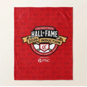 Reds Hall Of Fame Induction Fleece Blanket 2026 Giveaway