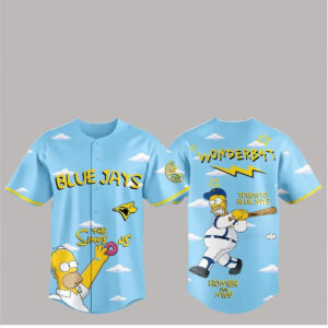 2026 Blue Jays The Simpsons Wonderbat Homer For MVP Clouds Jersey