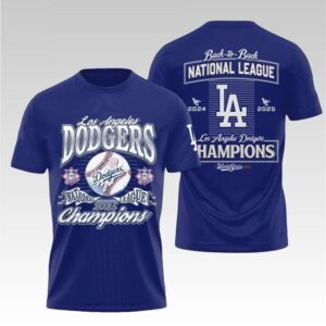 2025 Dodgers National League Champions World Series Shirt - Bigfirefashion