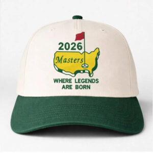 2026 Masters Golf Where Legends Are Born Hat