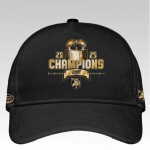 2025 Army Black Knights Champions Hat Bigfirefashion