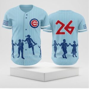 2026 Chicago Cubs Greek Heritage Jersey Giveaway