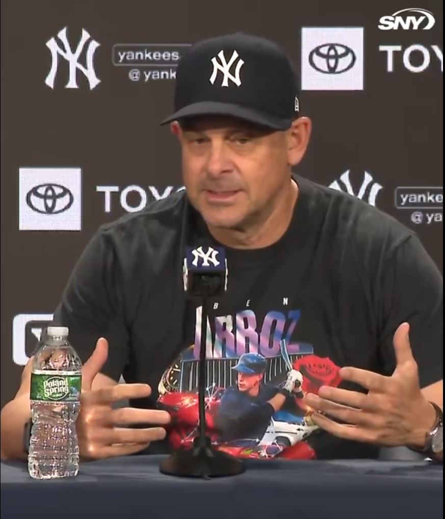 2026 Aaron Boone Ben Rice Ben Arroz Rose Shirt 2