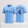 2026 Blue jays Number 4 ALS Lou Gehrig Day Jersey 2 1