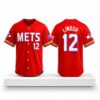 2026 Mets Lindor Puerto Rican Heritage Night Jersey 1 2 1