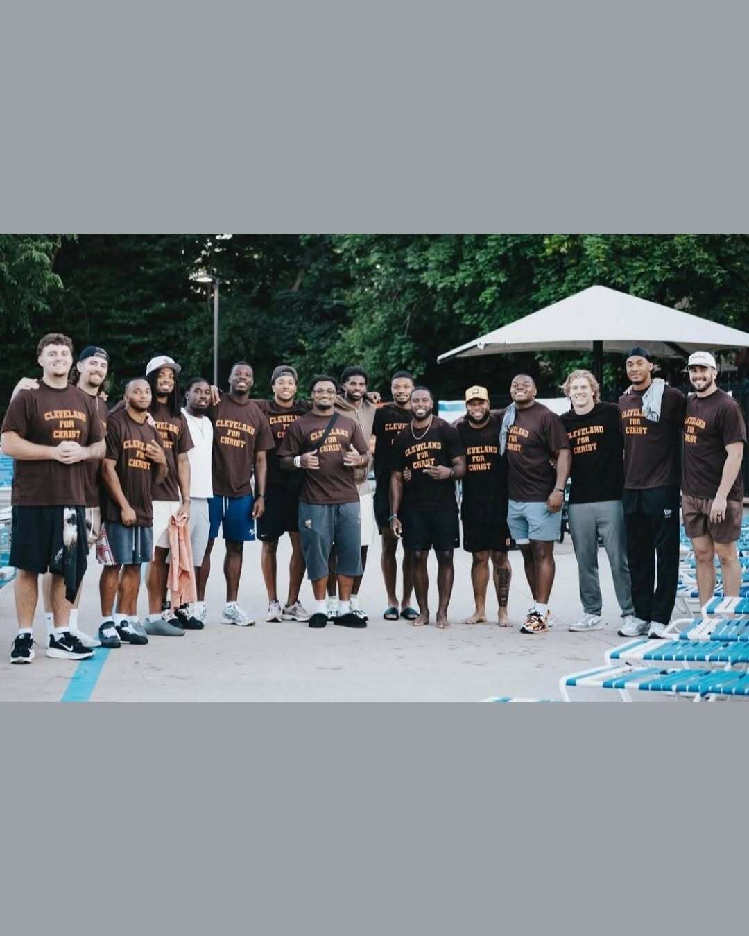 2026 Players Wear Browns Cleveland For Christ Shirt 2
