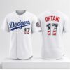 2026 Shohei Ohtani Dodgers USA 250 Fourth Of July Jersey 2 1
